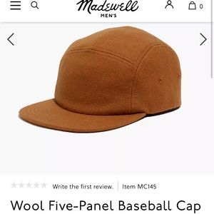 Green Wool 5-Panel Hat